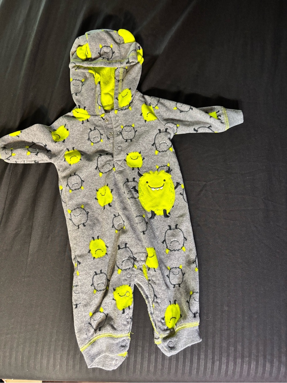 Carters Little Monster Baby Bodysuit 3 month
